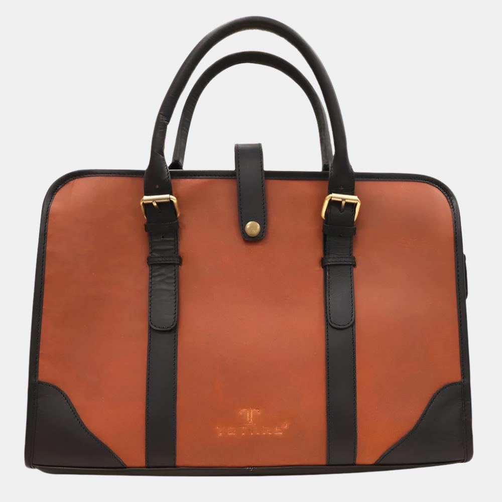 Portofino Leather Messenger Bag