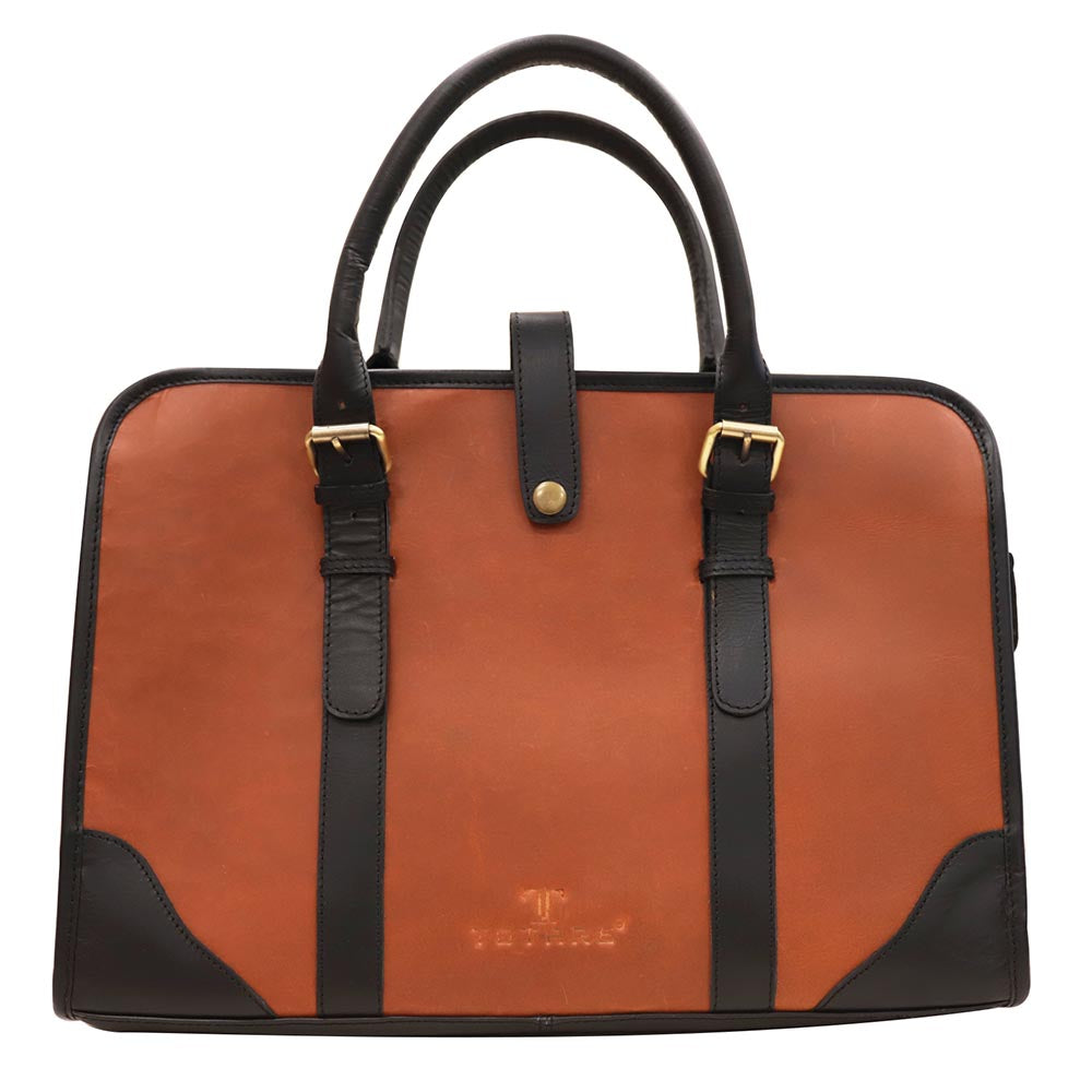 Portofino Leather Messenger Bag