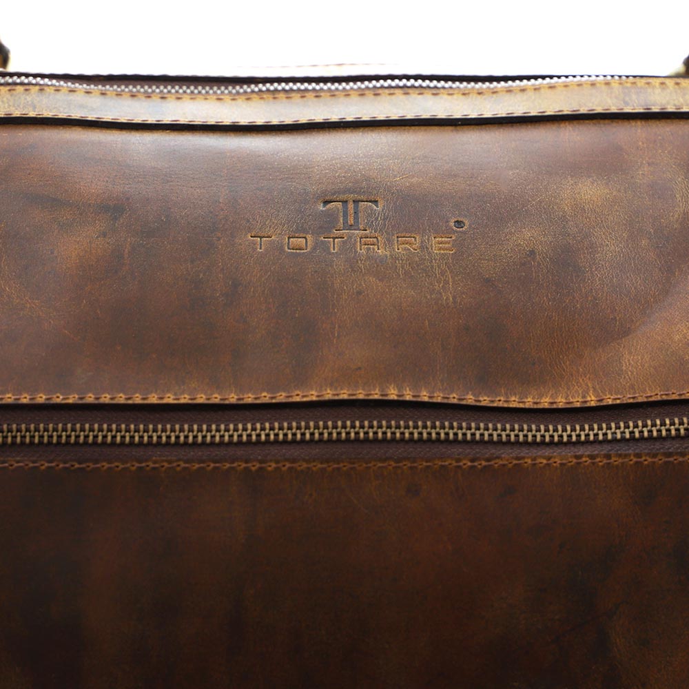 Milan Leather Duffel Bag